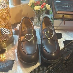 MZDL Meizudongli Womens Brown Leather shoes.